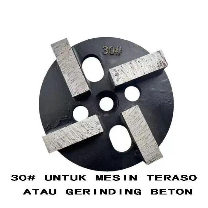 MELAKASA Mata Gerinda Poles Lantai Granit 30# / Mata Grinding Beton Grade 30# Lantai Segmen Mesin Gr