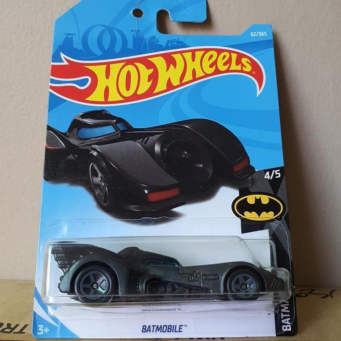 ORIGINAL Hotwheels Batman Batmobile All Black