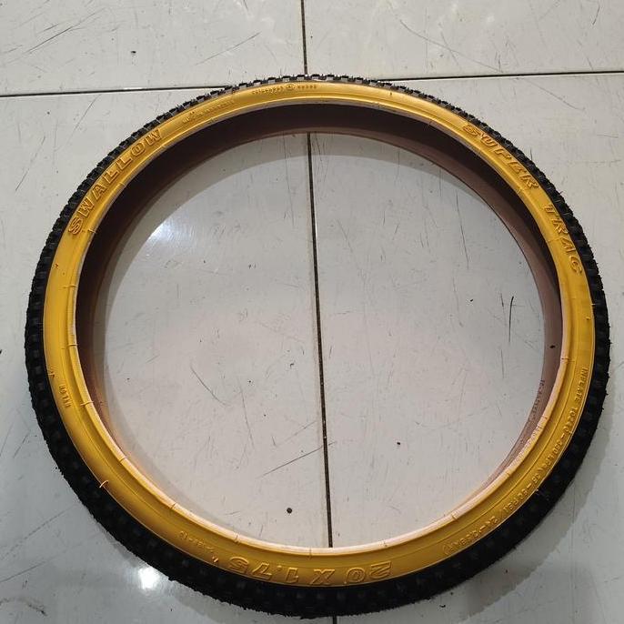 Best Seller Ban Luar Sepeda Bmx Minion Mini Lipat 20 X 1.75 Swallow Kuning Deli Tire 54 - 406 Kualit