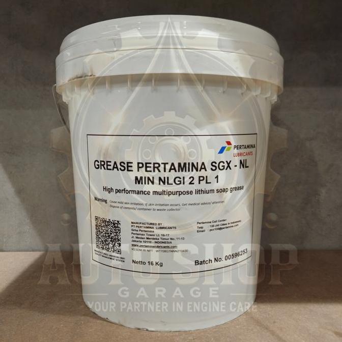 Sidiqstay - Gemuk Lumas Grease Pertamina SGX-NL 1 Pail/ 16 KG