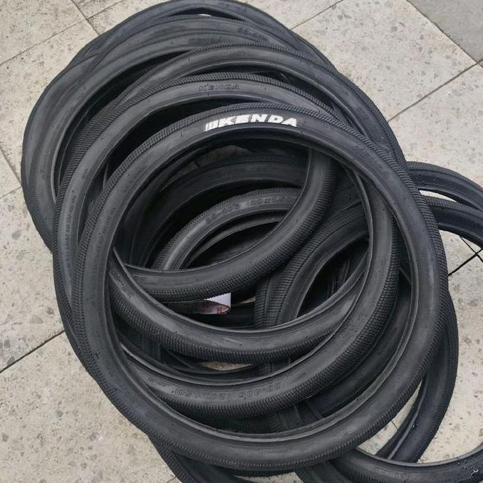 Promo Ban Luar 20 X 1.50 / 1.75 Kenda Kwest / Slick Hitam Polos Dan Menyala Dalam Gelap Murni Lipat 