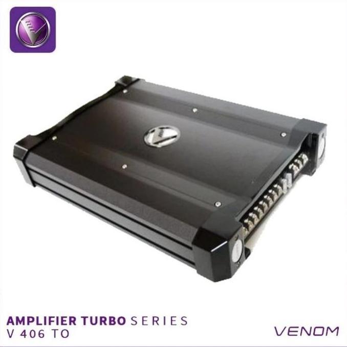 POWER 4 CHANELL VENOM TURBO V 406TO Amplifier, Audio Sound Mobil