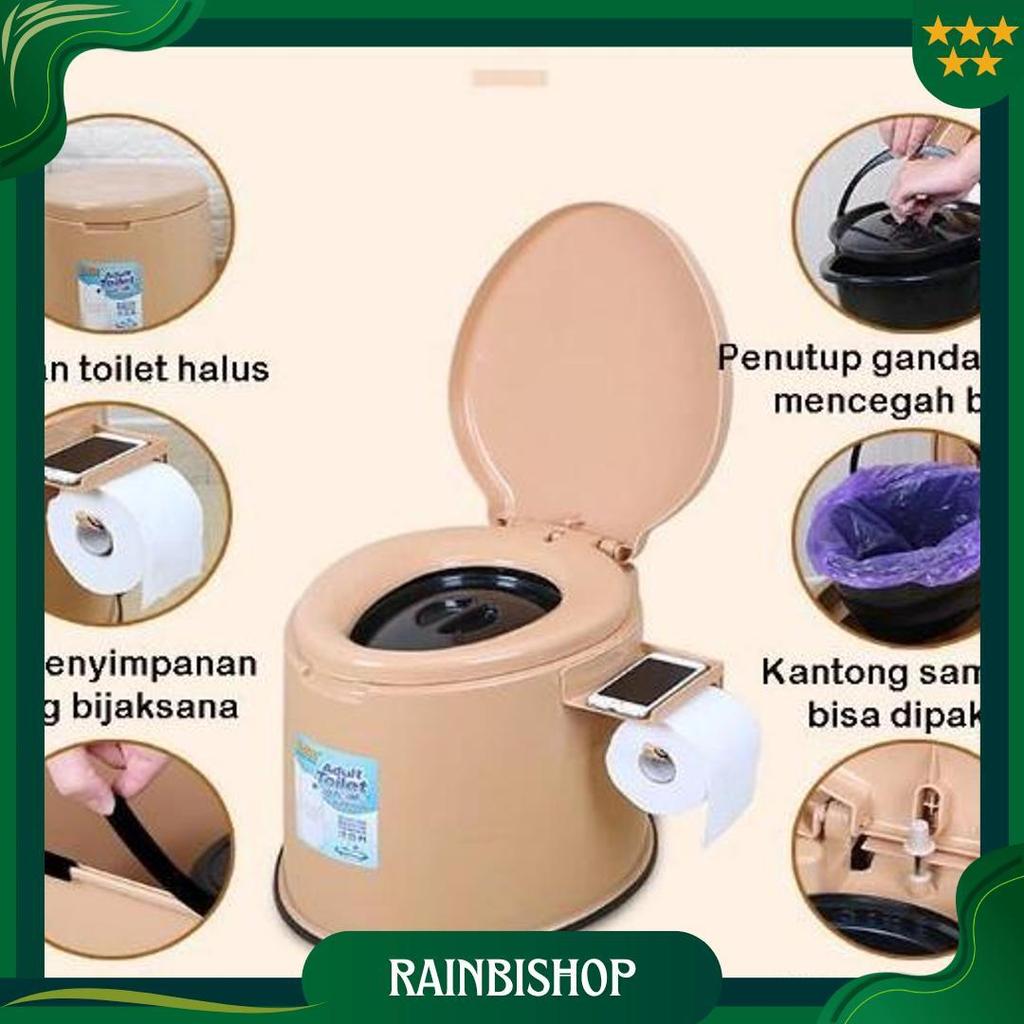Closet Toilet Duduk Portable + Ember Untuk Lansia & Ibu Hamil - Toilet Duduk Portable Ibu Hamil Lans