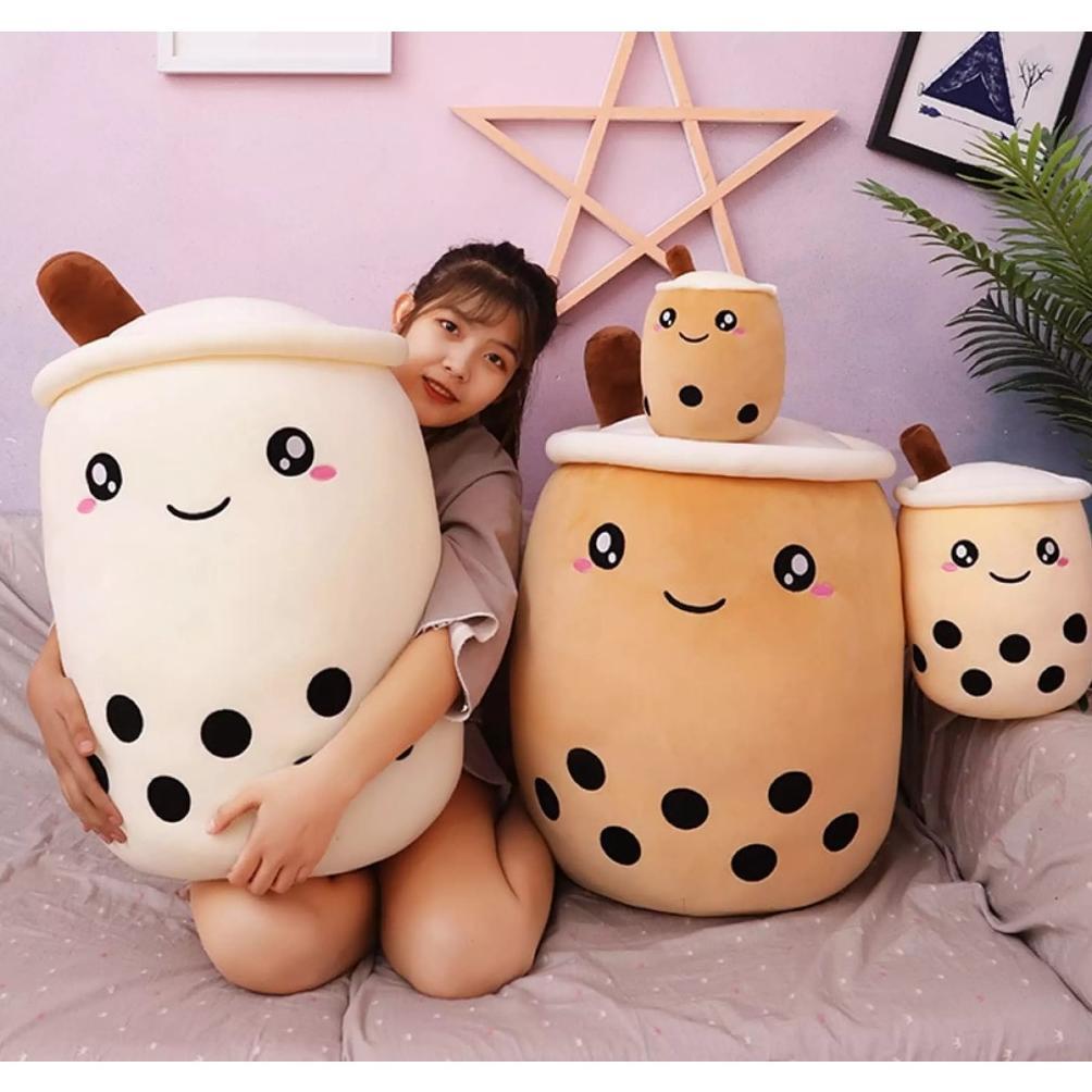 Boneka boba jumbo 60cm/boba milk tea isi padat Diskon