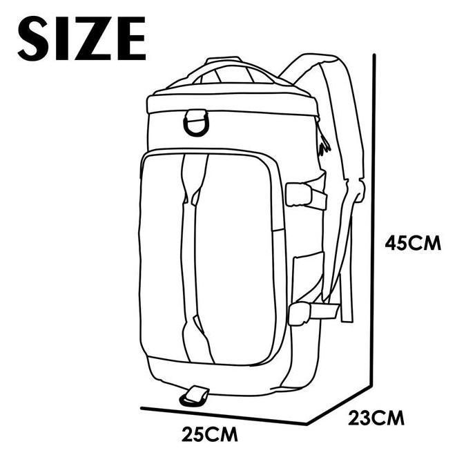 sellerpandemi19 - tas ransel travel 3in1 tas ransel bisa selempang dan jinjing tas top handle bag ju