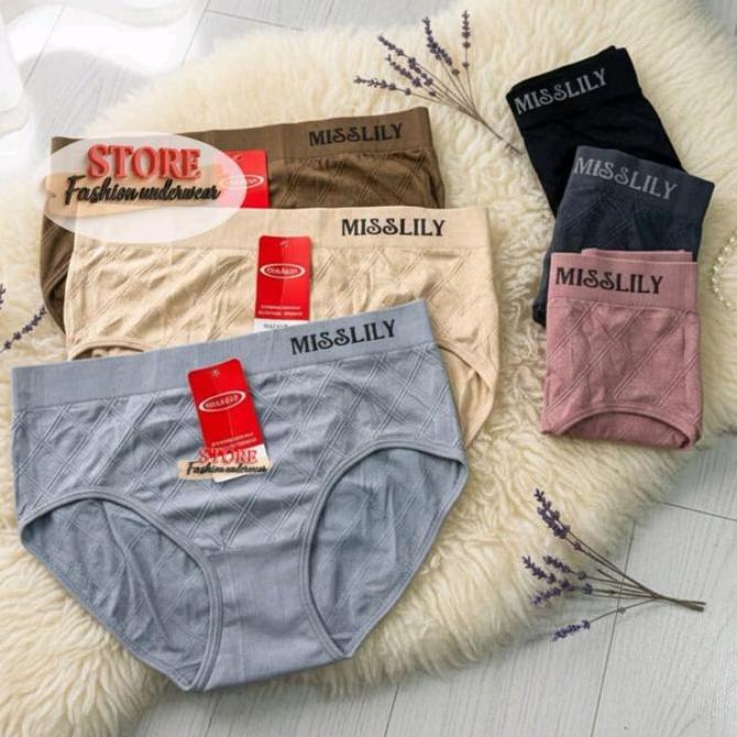 MISSLILY PROMO CD RAJUT MISSLILY Celana Dalam Wanita Nyaman Dewasa Midi Bahan Rajut Model Segitiga P