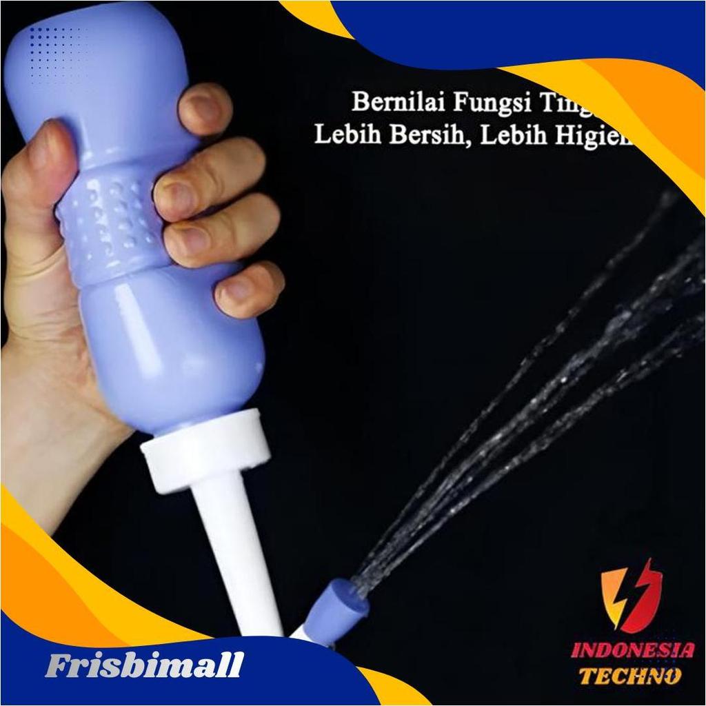 Semprotan Cebok Toilet Portable Travel Bidet Sprayer 450ML Blue Bidet Sprayer | Portable Travel Alat