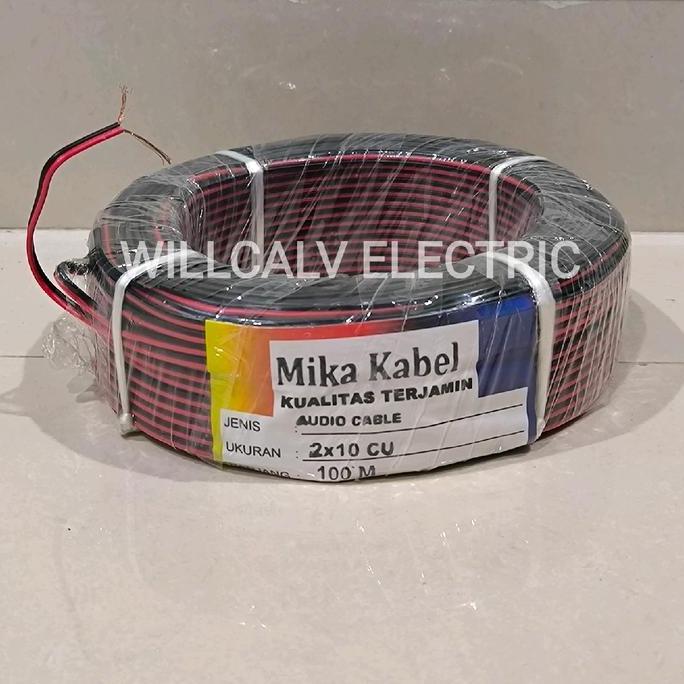 Murah 1 Roll Kabel Serabut Nyz 2X10 100 Meter / Kabel Nyz Serabut 2X10 100 Meter Bisa Di Solder