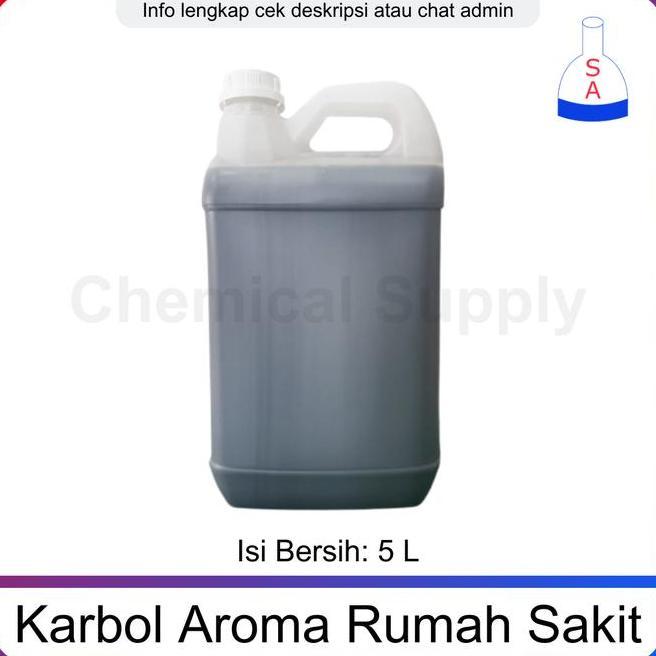 Karbol Cair Pembersih Antibakteri Aroma Rumah Sakit 5 L