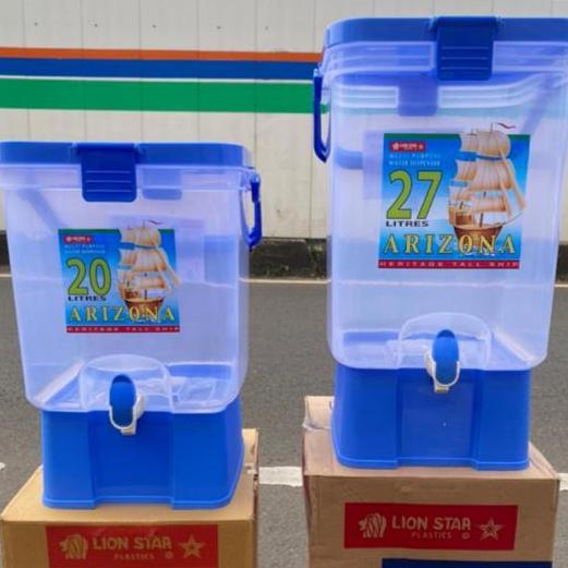 Dispenser Kran Air Plastik Lion Star Arizona 20 Liter 27 Liter
