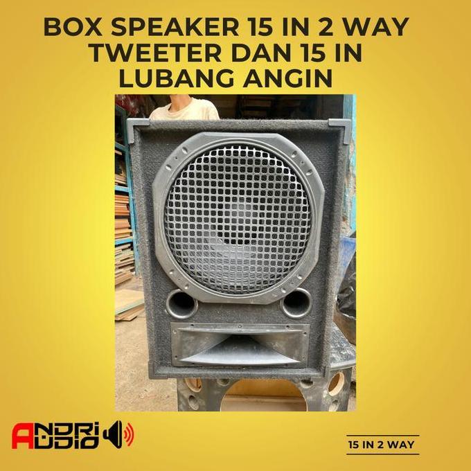 Ready Box speaker 15 in 2 way tweeter
