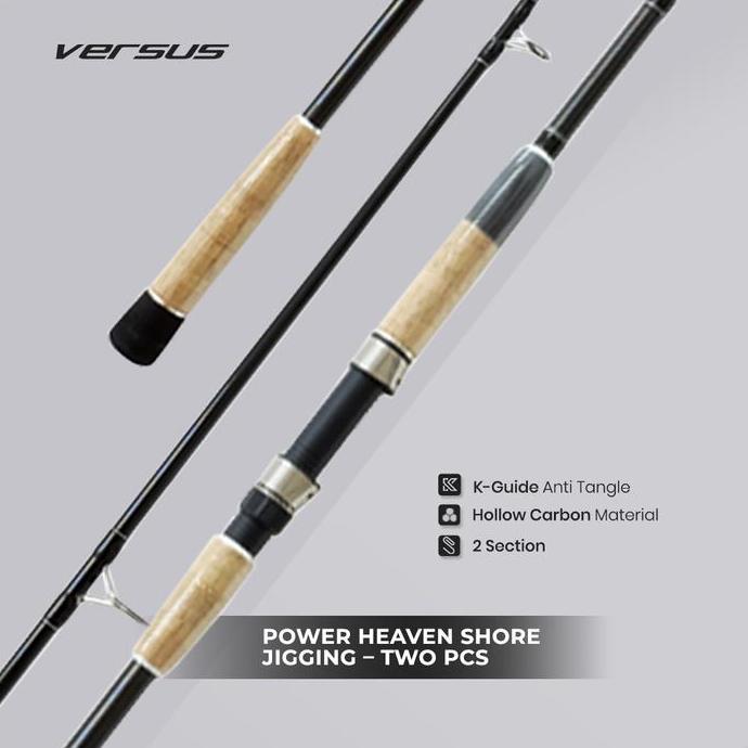 Joran Carbon Power Heaven Shore Jigging 2 Sambung 270Cm & 300Cm