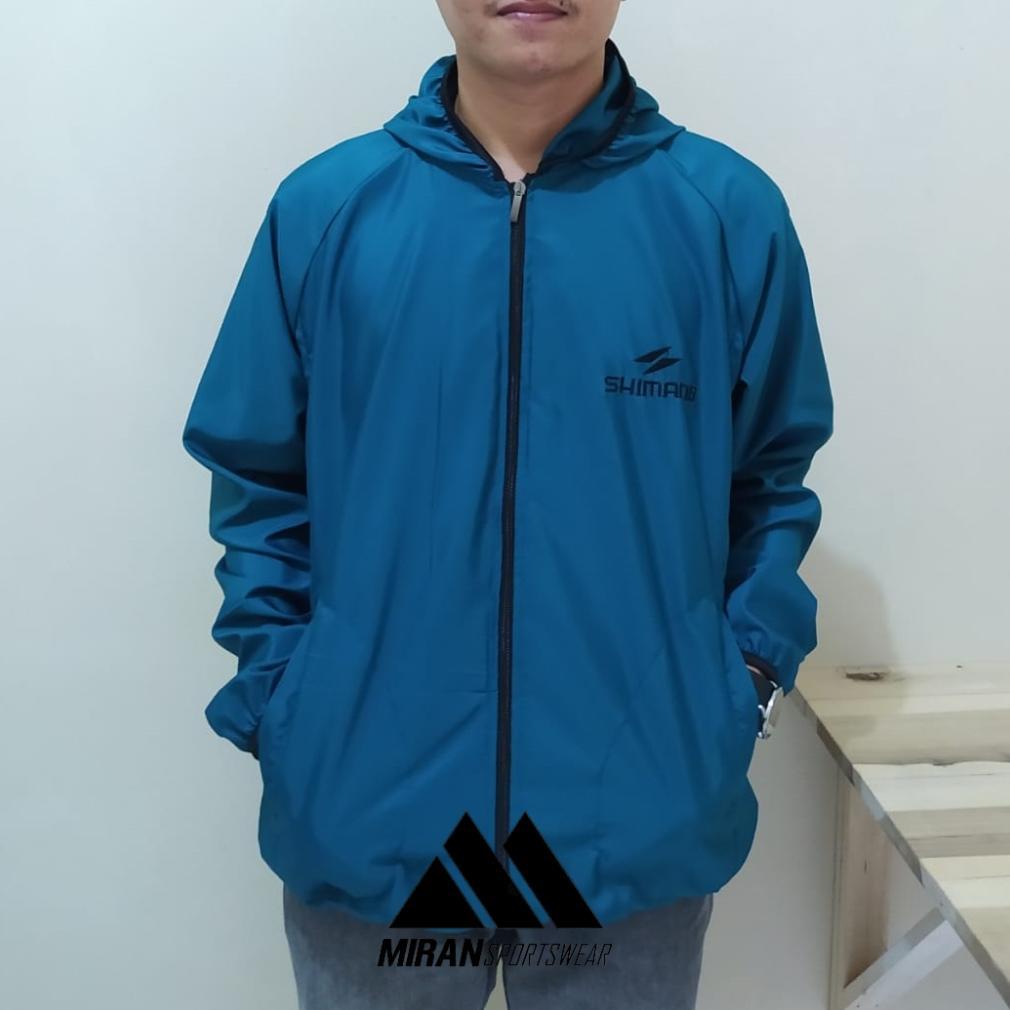 TERBARU Jaket Olahraga Wanita Pria Parasut Ukuran XXXL Jumbo Big Size LD 120 125 Jaket Sport Saku Re
