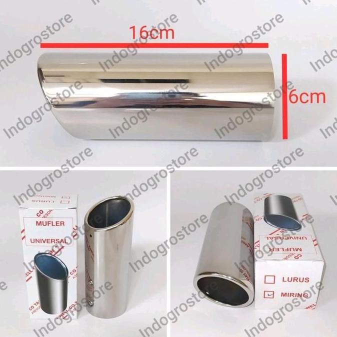 Muffler Buntut Ujung Knalpot Mobil Ertiga Baleno Splash Scross