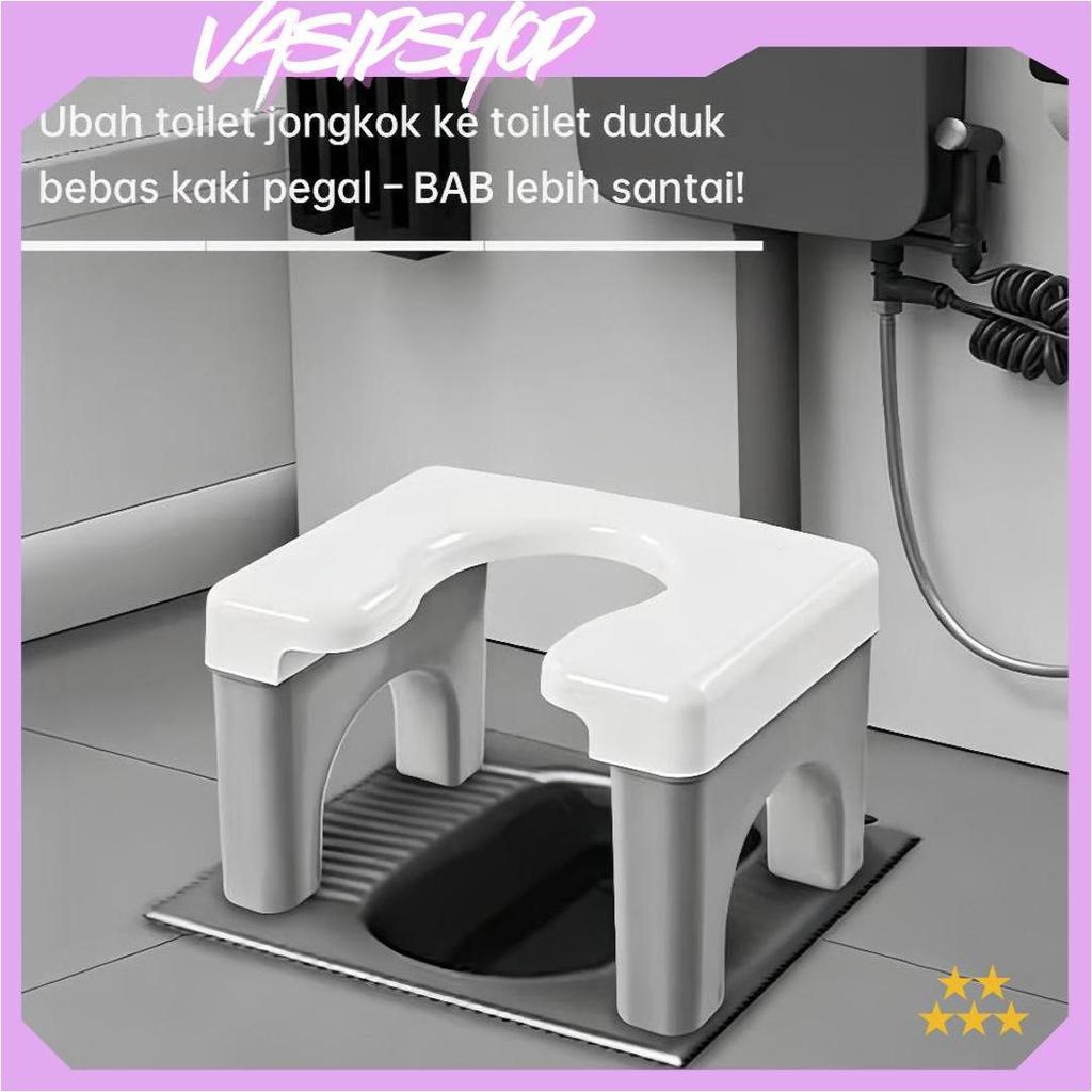 Huicome Kursi  jongkok , toilet jongkok siram kamar mandi ibu hamil, toilet jongkok plastik Termurah