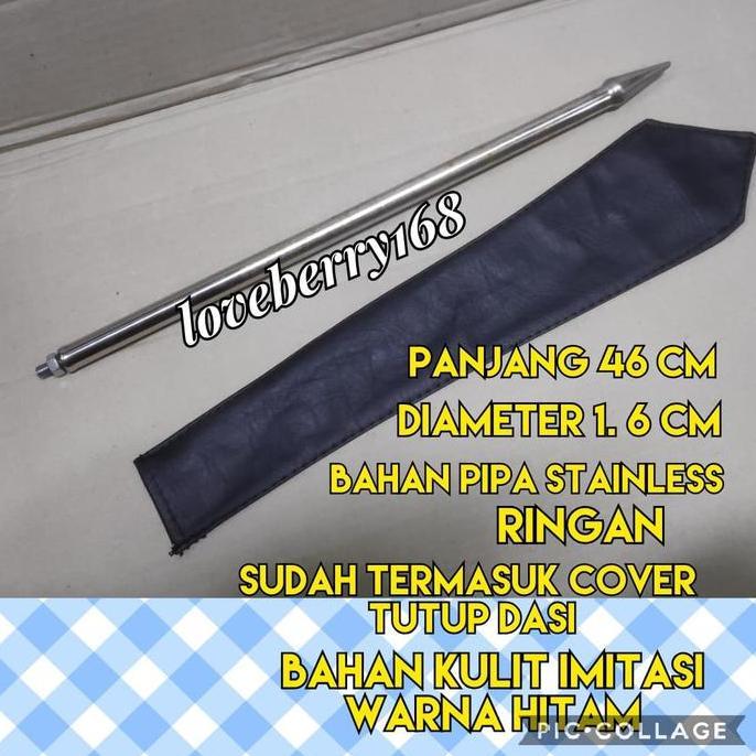tiang bendera tiang komando model mobil pejabat/diplomat lengkap dasi