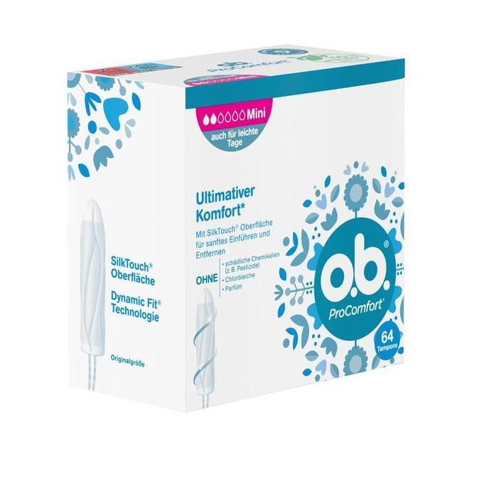 O.B. Tampons ProComfort Mini isi 64 mini tampon
