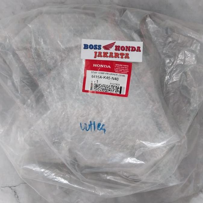 SPAREPART CBR 150R : 6415A-K45-N40 TANDUK RUSA CBR 150R K45G / STAY COMP FR UPPER COWL CBR 150R ORI 