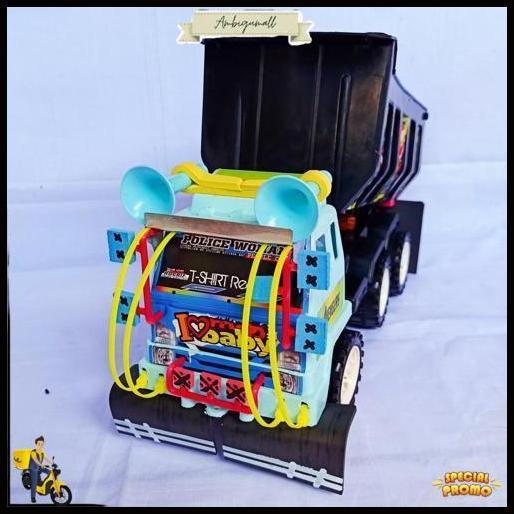 Miniatur Truk Oleng Pasir Mobilan Dum Truck Ttp02 Modifikasi Dijamin Bagus