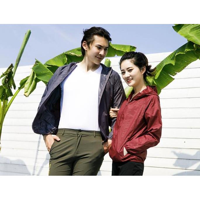 NEW JAKET ANTI UV TAHAN AIR WINDPROOF COAT JAKET RUNNING / HIKING/ SEPEDA ORI