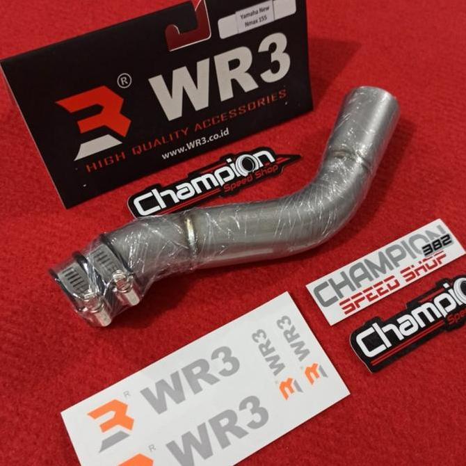Air Intake Pipa Filter Udara Velocity WR3 All New Aerox 155 Connected