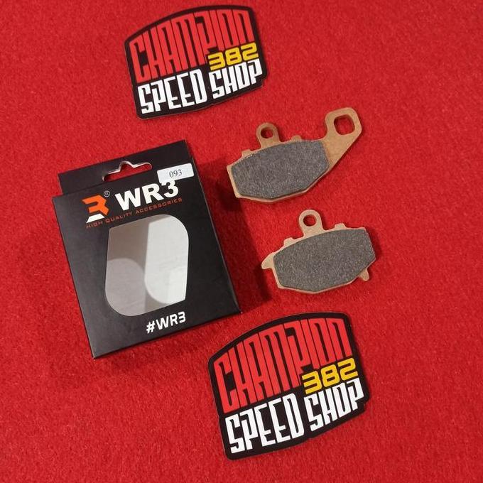 Kampas Rem Belakang WR3 Sintered ER6 ER6N ER6F ER-6N ER-6F