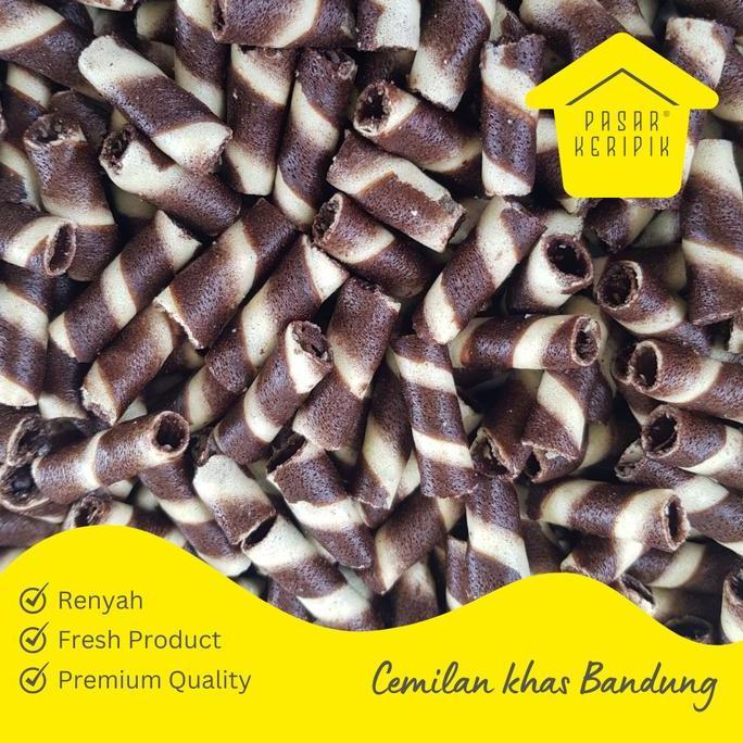 Pasar Keripik Wafer Roll Mini Kiloan