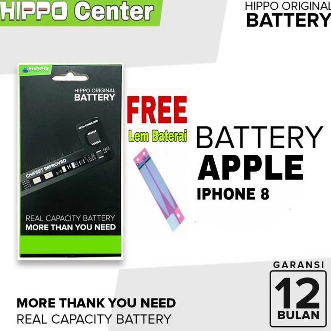 NEW HIPPO BATERAI COMPATIBLE IPHONE 8 BATERAI HIPPO IPHONE8 ORI