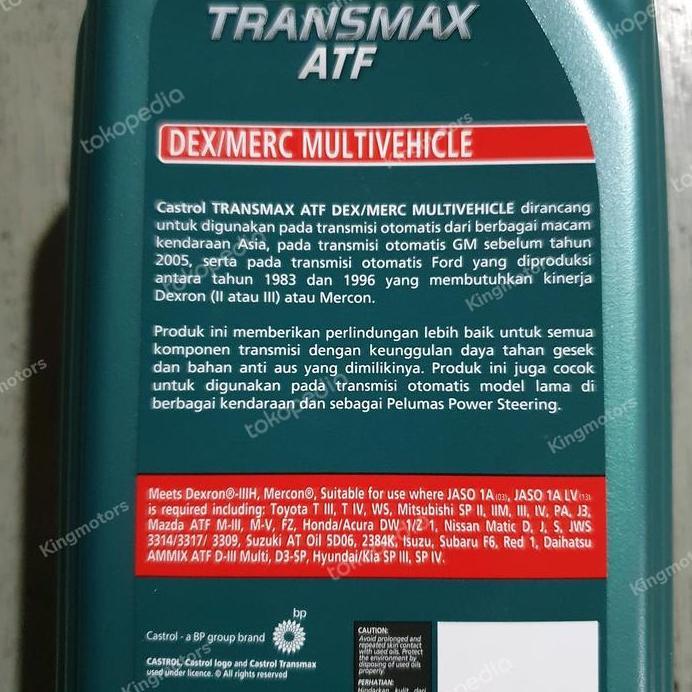 Oli ATF Castrol Transmax 1Liter / ATF Castrol Dex III