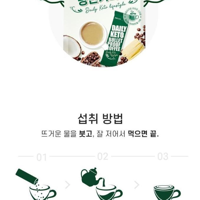 Daily Keto Bullet Proof Coffee Diet Kopi Korea