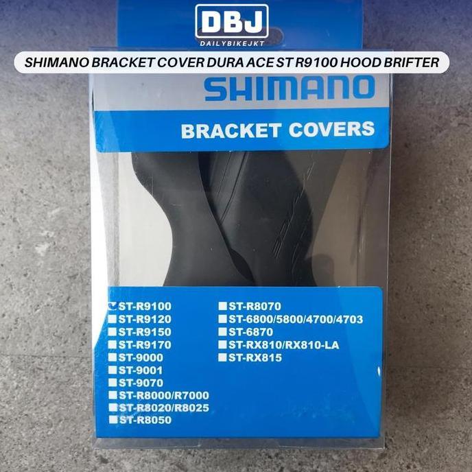 HOOD COVER SHIMANO DURA ACE ST 9100 BLACK Karet Hood Shimano DuraAce