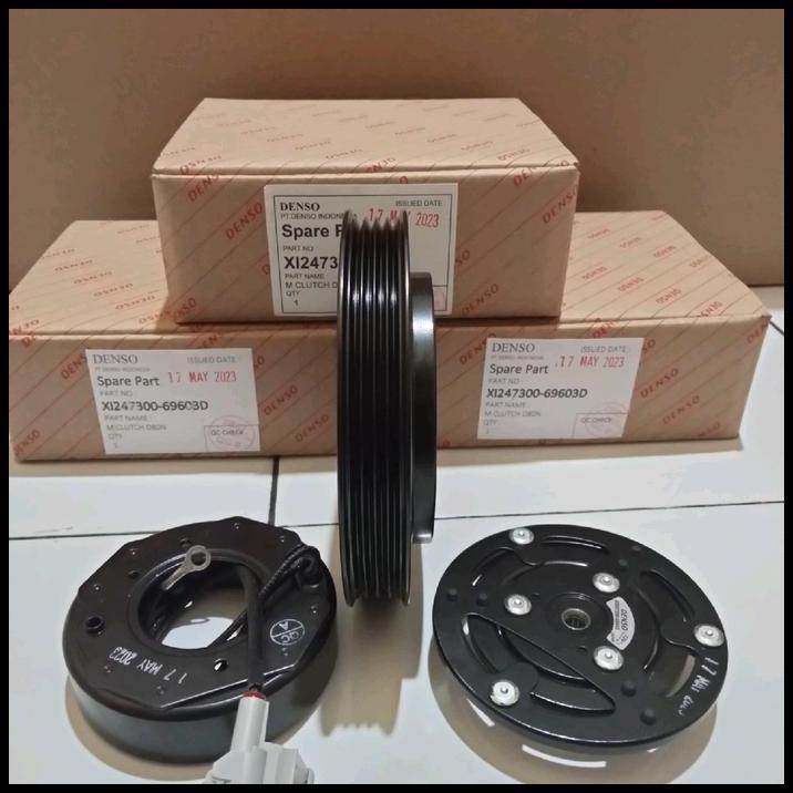 DISKON MAGNET CLUTCH YARIS LAMA BAKPAO PULI PULLEY KOMPRESOR AC YARIS LAMA BAKPAO 