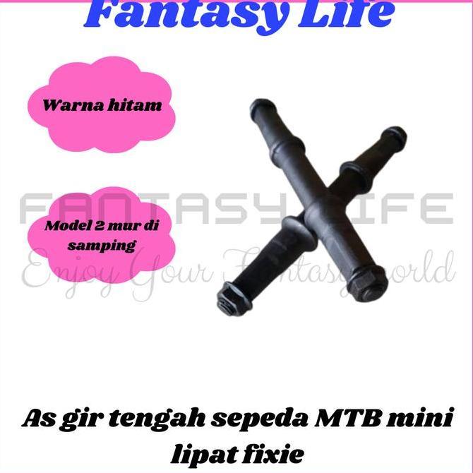 Fantasy As gir tengah sepeda MTB mini lipat fixie