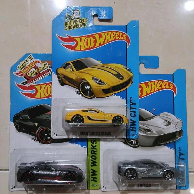 Hot Wheels Ferrari 599 GTB Ferrari 599 Laferrari Hotwheels
