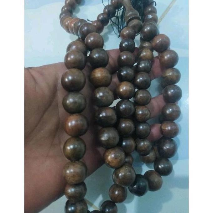 tasbih kayu gaharu jumbo/tasbih 99 /tasbih kayu gaharu wangi Muslim
