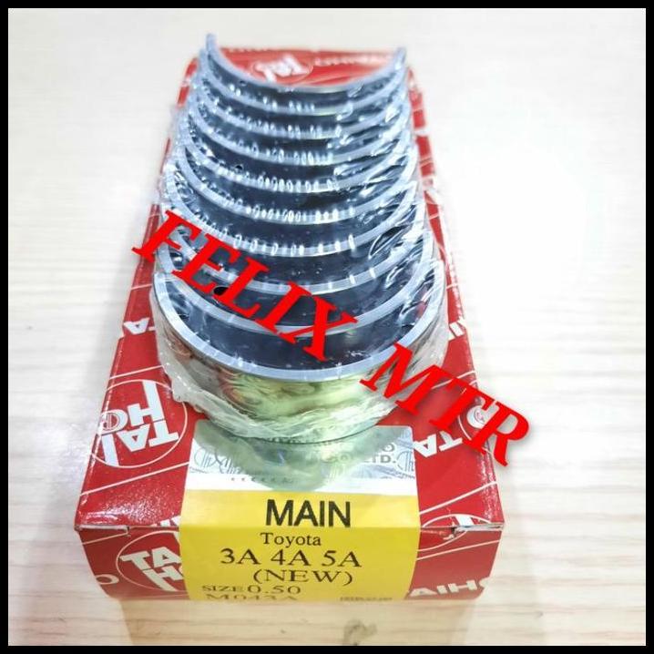 TERLARIS METAL DUDUK MAIN BEARING T0YOTA COROLLA GREAT COROLLA TWINCAM 1.6 1.600CC 