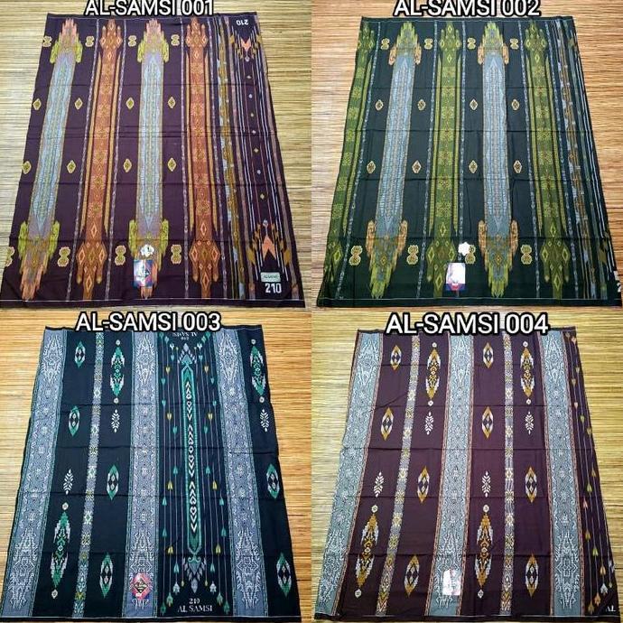 Sarung Al-Samsi Motif Mix Black Series, Sarung Al Samsi Exclusive