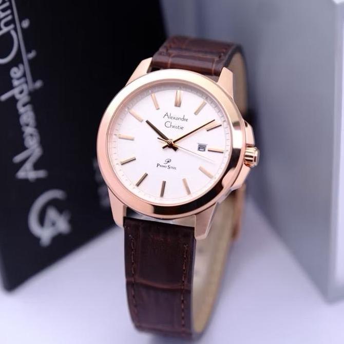 Jam Tangan Wanita Alexandre Christie 1017 AC1017 AC1017LD [[ORIGINAL]] Watches Kulit