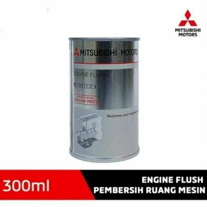 Engine Flush Mitsubishi Original - Cairan Pembilas Penguras Oli Mesin Bensin/Diesel 300 Mili