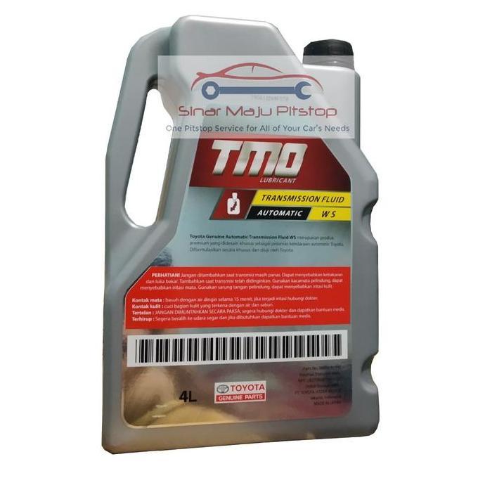 TERLARIS Toyota Motor Oil TMO ATF WS - Pelumas Oli Transmisi Matic Mobil 4 Liter Original - AGYA AYL