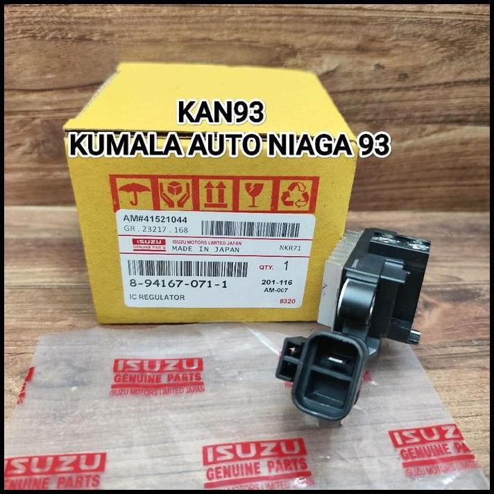 TERLARIS IC REGULATOR DINAMO AMPER ALTERNATOR CAS ISUZU NMR71 GIGA 240PS 285PS 24VOLT KAKI 1 ORIGINA