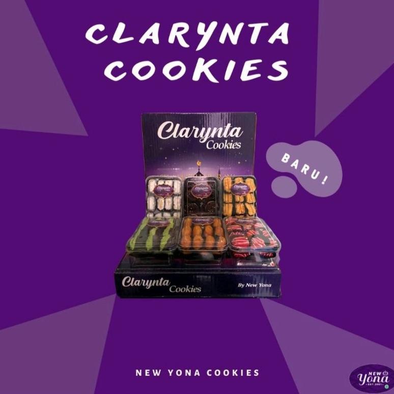 Paket Hemat New Yona Cookies! Paket Kue Kering New Yona Clarinta 1 Dus Isi 6 Macam Kue Lebaran