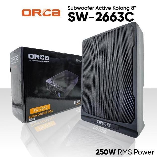 Subwoofer Aktif Orca SW-2663 / Sub Kolong Orca 2663 / Basstube SW-2663
