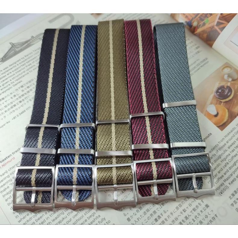 Tali jam premium fabric nylon adjustable nato strap 18mm 19mm 20mm 21mm  22mm tudor