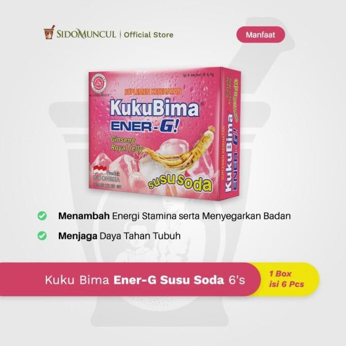 Toneoo- Kuku Bima Ener-G Susu Soda 6'S - Minuman Berenergi Penambah Stamina