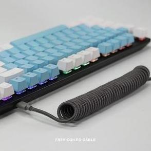 Rexus Legionare MX5.2 TKL Finale: Keyboard Gaming Mechanical Modern, Desain ringkas, Keycaps Double-