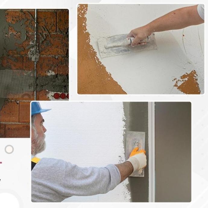 Trowel Berbahan Stainless Steel Trowel Raskam Stucco Italiano Raskam Baja Alat Profesional GOL