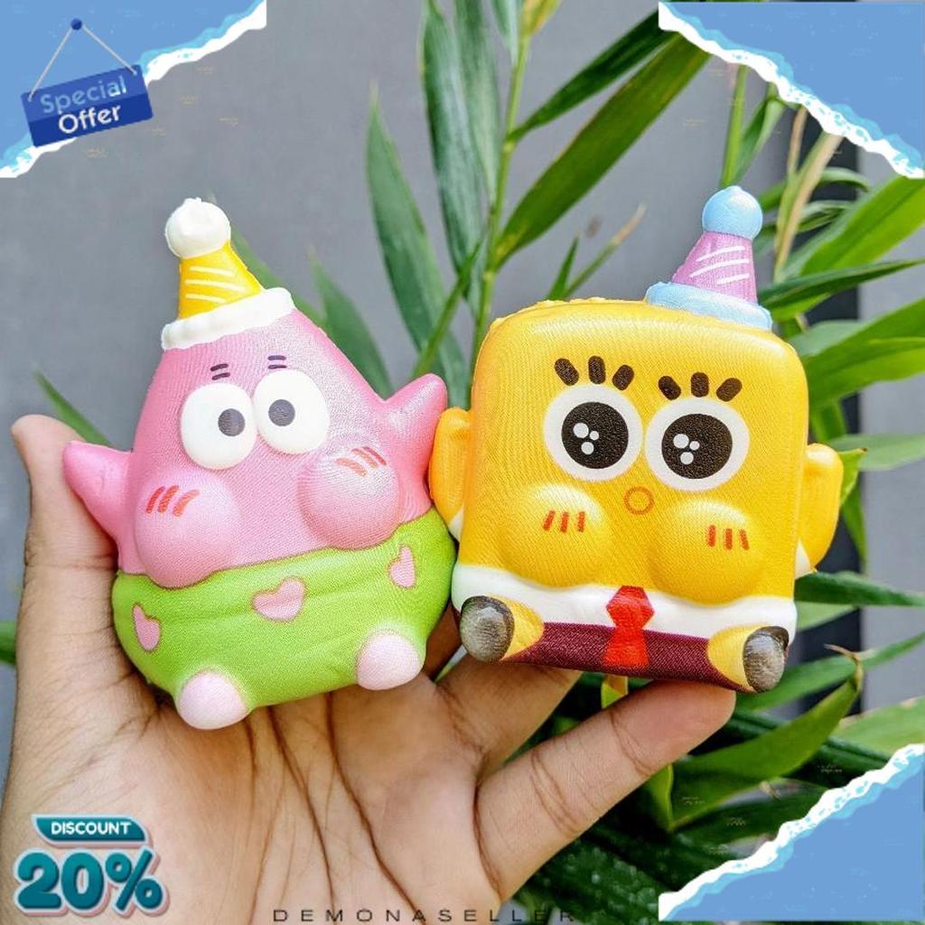 Terlaris Mainan Squishy Patrick Spongebob / Mainan Penghilang Stress / Squisy Spongebob