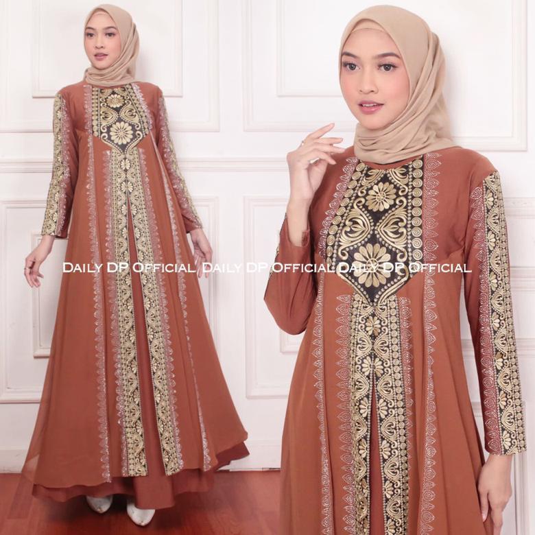 EXCLUSIVE GAMIS TURKEY 1062 TURKEY 3410 HAWA #135 DRESS BUSANA MUSLIMAH BY ORIGINAL MEGA STORE FARZO