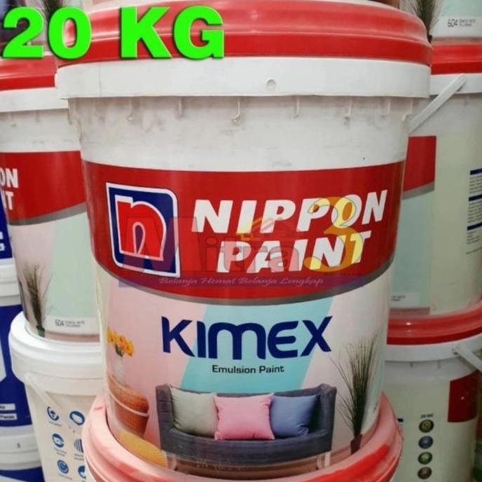 BEBAS ONGKIR - Cat Tembok Kimex Warna Cream @ 20 kg Khusus Medan Gojek/Grab